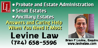 Law Levine, LLC - Estate Attorney in Cameron County PA for Probate Estate Administration including small estates and ancillary estates